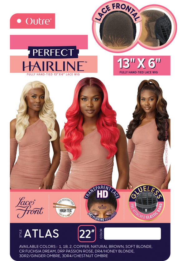OUTRE - LACE FRONT WIG - PERFECT HAIR LINE 13X6 - ATLAS -HT