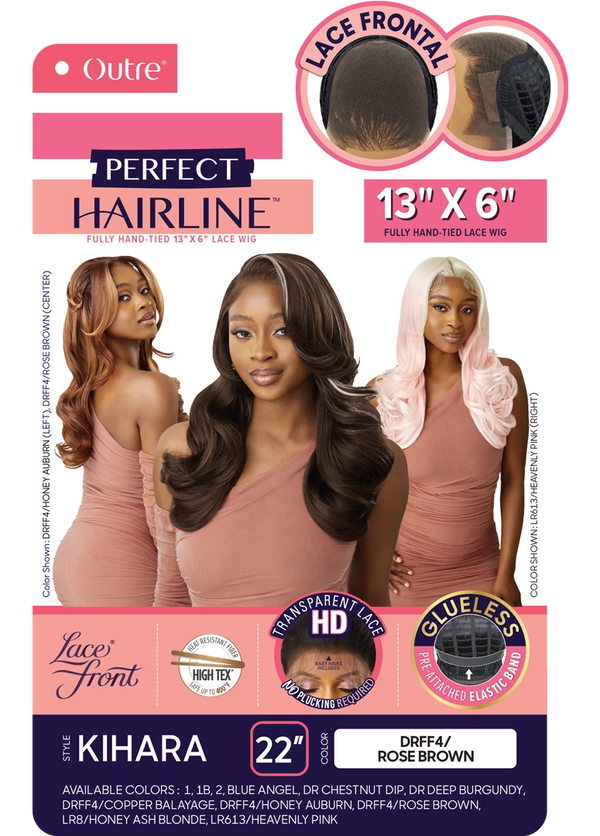 OUTRE - LACE FRONT WIG - PERFECT HAIR LINE 13X6 - KIHARA - HT