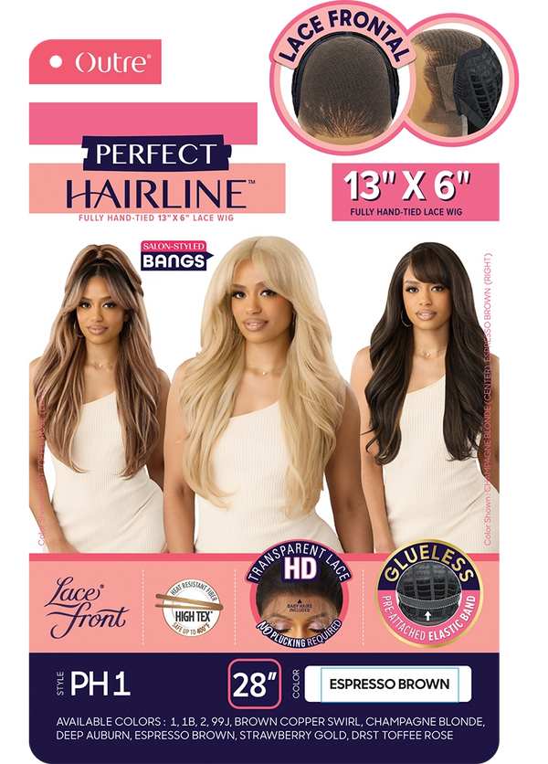 OUTRE - LACE FRONT WIG - PERFECT HAIR LINE 13X6 - PH 1 - HT