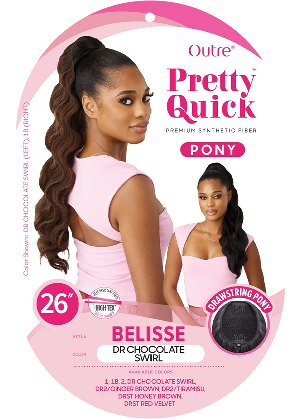 OUTRE - PRETTY QUICK - DRAWSTRING PONY - BELISSE