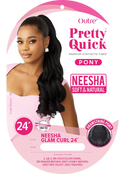 OUTRE - PRETTY QUICK - DRAWSTRING PONY - NEESHA GLAM CURL 24
