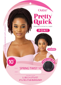OUTRE - PRETTY QUICK - DRAWSTRING PONY - SPRING TWIST 10