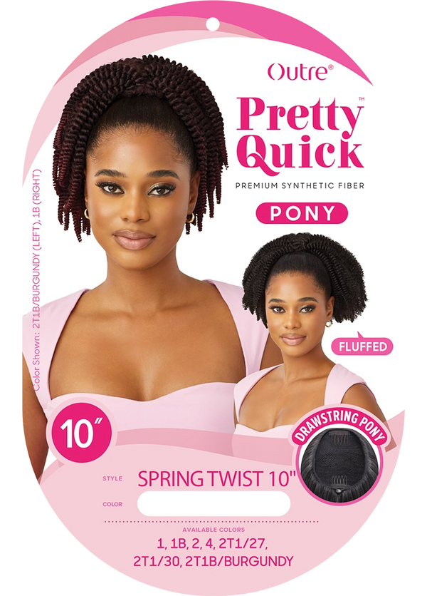 OUTRE - PRETTY QUICK - DRAWSTRING PONY - SPRING TWIST 10