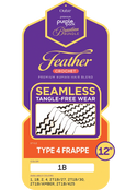 OUTRE - PURPLE PACK BRAZILIAN - FEATHER TYPE 4 FRAPPE 12"