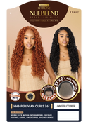 OUTRE - LACE FRONT WIG - PHL 13X6-NUEBLEND- HHB - PERUVIAN CURLS 26"