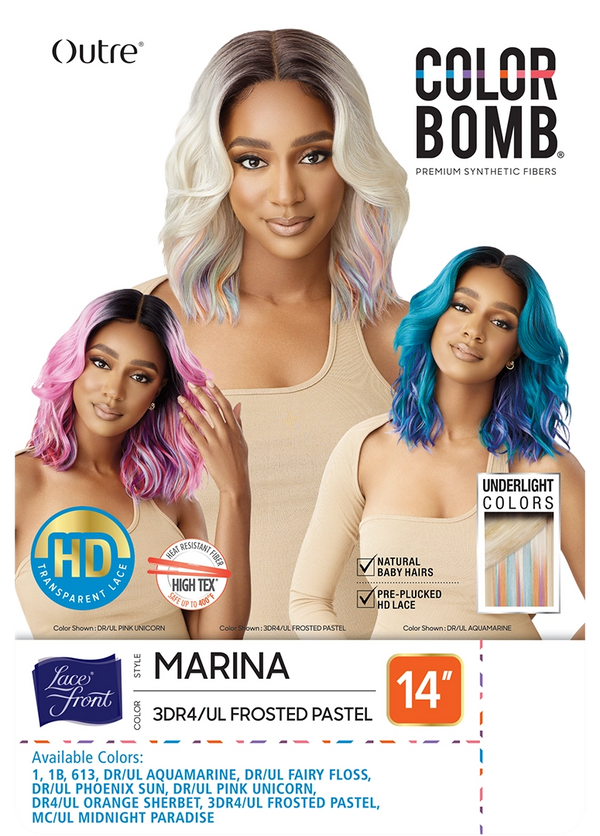 OUTRE - LACE FRONT WIG - COLORBOMB - MARINA - HT