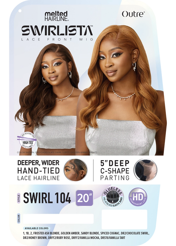 OUTRE - QL - MELTED HAIRLINE - SWIRLISTA - SWIRL 104 - HT