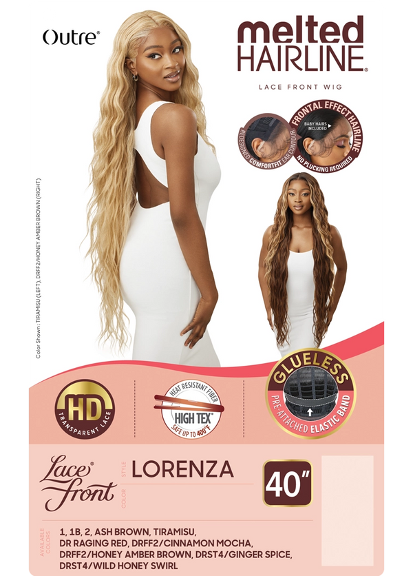 OUTRE - LACE FRONT WIG - MELTED HAIRLINE - LORENZA - HT