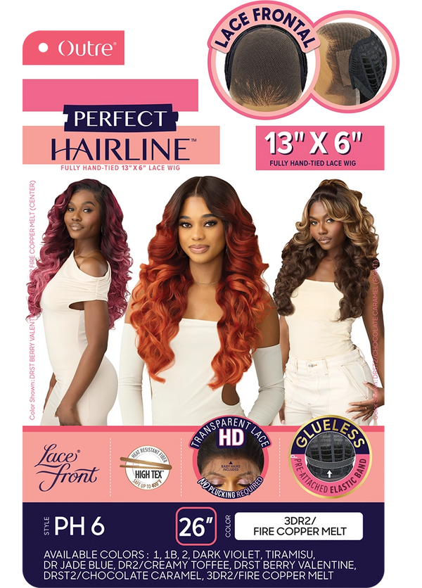 OUTRE - LACE FRONT WIG - PERFECT HAIR LINE 13X6 - PH 6
