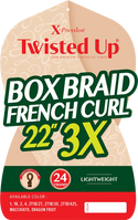 OUTRE - X-PRESSION - TWISTED UP - BOX BRAID FRENCH CURL 22