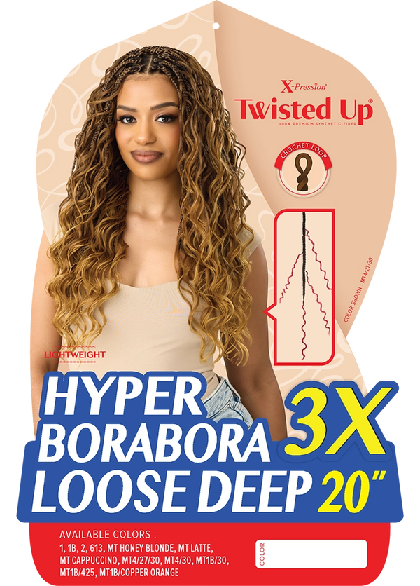 OUTRE - X-PRESSION - TWISTED UP - HYPER BORABORA LOOSE DEEP 20" 3X