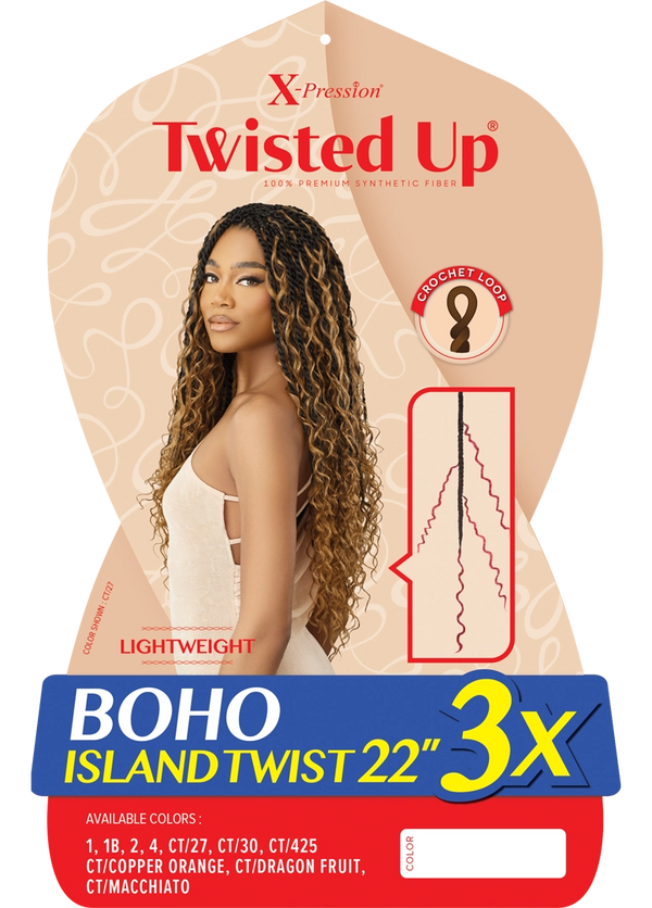 OUTRE - X-PRESSION - TWISTED UP - BOHO ISLAND TWIST 22