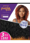 OUTRE - PURPLE PACK LONG 3PCS - WET & WAVY - BEACH CURL