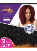 OUTRE - PURPLE PACK LONG 3PCS - WET & WAVY - BOHO CURL