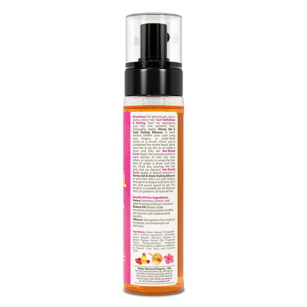 TALIAH WAAJID - Love My Natural Hair Honey Set & Style Styling Mousse