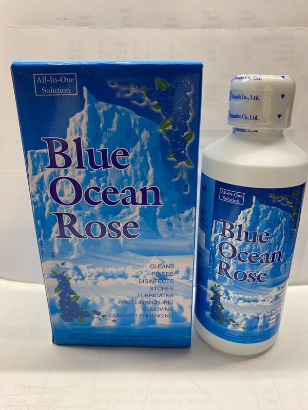 BLUE OCEAN ROSE - All-In-One Soft Contact Lens Solution