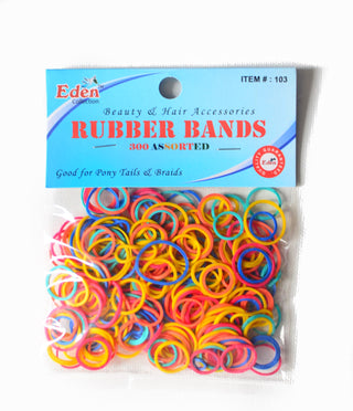 EDEN COLLECTION - Rubber Bands 300 Assorted
