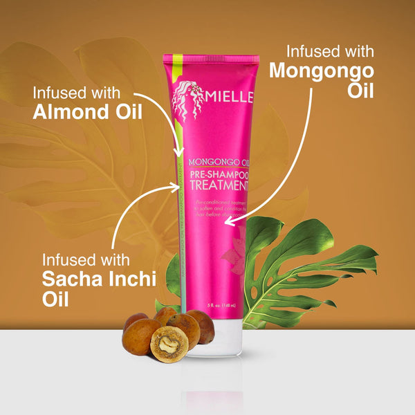 MIELLE - Pre-Shampoo Treatment with Mongongo Oil