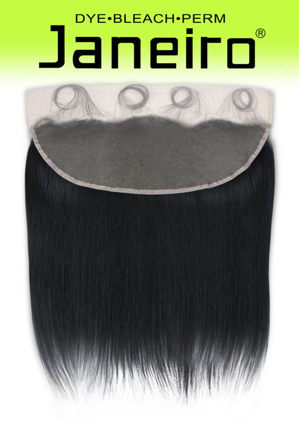 JANEIRO - 100% 9A Unprocessed Virgin Hair 13X4 Frontal HD Lace Closure STRAIGHT