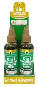AFRICAN ANTI-AGING - 12-IN-1 ULTRA MEGA THICK STIMULATING HAIR OIL BATANA & PEPPERMINT