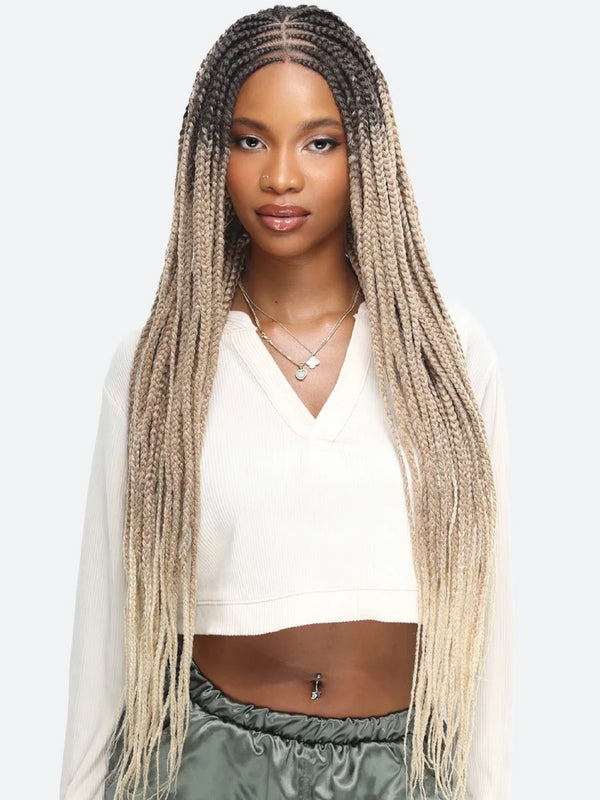 TRU WIG - 13X5 LACE CORNROW BOX BRAID WIG