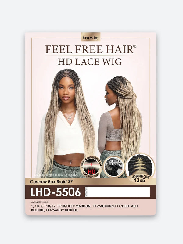TRU WIG - 13X5 LACE CORNROW BOX BRAID WIG