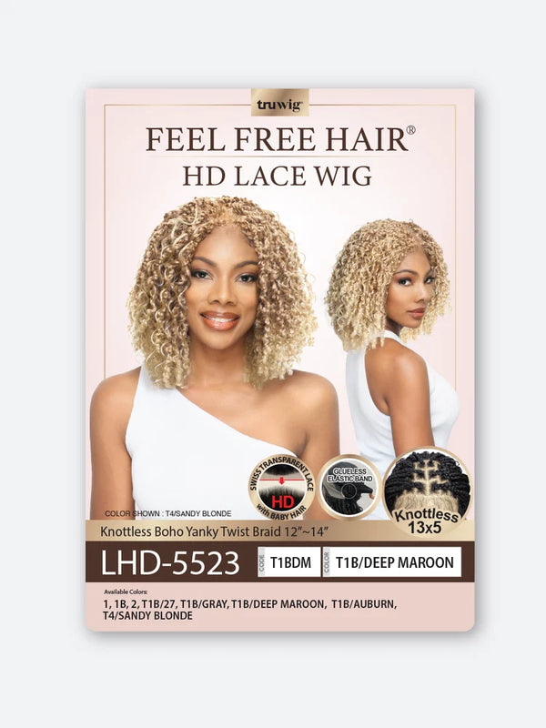 TRU WIG - 13X5 LACE BOHO YANKY TWIST WIG