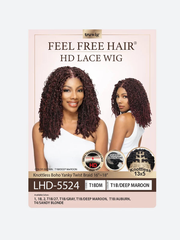 TRU WIG - 13X5 LACE BOHO YANKY TWIST WIG