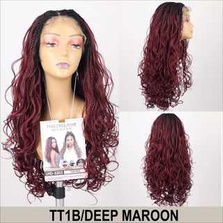 TRU WIG - FEEL FREE HAIR 13X5 LACE LOOSE CURL BOHO BOX BRAID WIG 26"