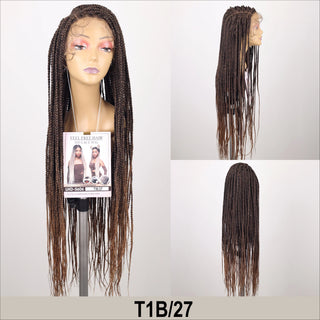 TRU WIG - FEEL FREE HAIR 13X6 HALFMOON LACE BOX BRAID WIG 36