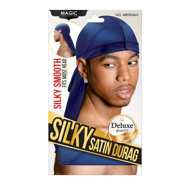 MAGIC COLLECTION - Deluxe Silky Satin Durag #4801NAV