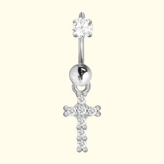 GNS - Silver Hybrid Cross Eye Ring MEY904S