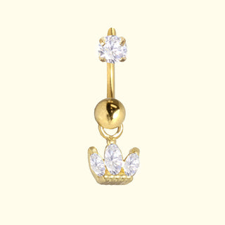 GNS - Gold Hybrid Crown Eye Ring MEY910G