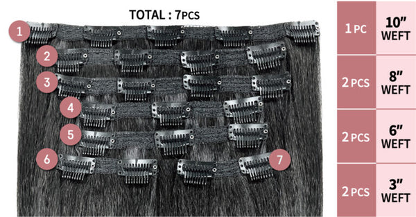 ZURY - NATURAL DREAM CLIP NATURAL YAKY 24"