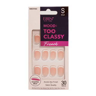 EBIN - MOOD: TOO CLASSY FRENCH NAIL - 003 (SMALL)