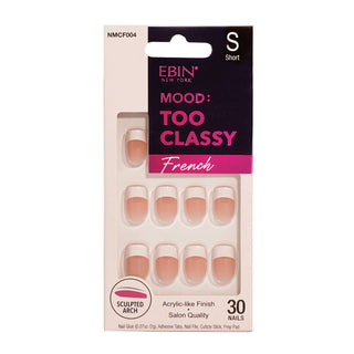 EBIN - MOOD: TOO CLASSY FRENCH NAIL - 004 (SMALL)