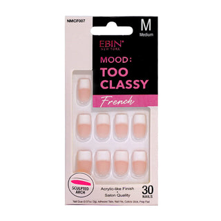 EBIN - MOOD: TOO CLASSY FRENCH NAIL - 007 (MEDIUM)