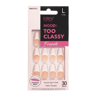 EBIN - MOOD: TOO CLASSY FRENCH NAIL - 012 (LARGE)