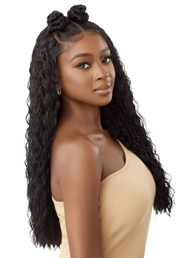 OUTRE - 5X5 LACE CLOSURE WIG - HHB - PERUVIAN WATER WAVE 24