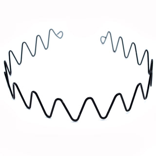 PURPLE COLLECTION - Head Band Zigzag Black #PHB008BLA