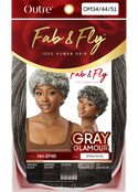 OUTRE - FAB & FLY FULL CAP WIG GRAY GLAMOUR - HH - EMIR