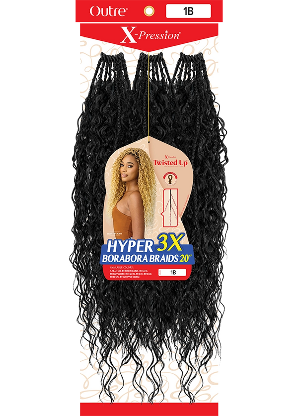OUTRE - X-PRESSION - TWISTED UP - HYPER BORABORA BRAID 20