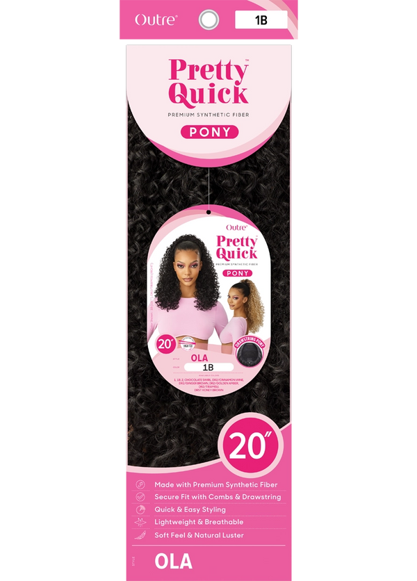 OUTRE - PRETTY QUICK - DRAWSTRING PONY - OLA - HT (DRAWSTRING)