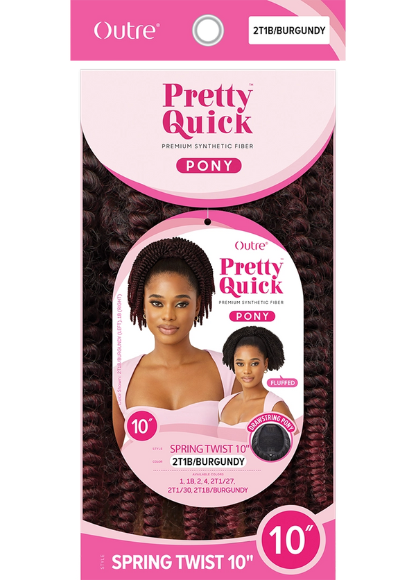 OUTRE - PRETTY QUICK - DRAWSTRING PONY - SPRING TWIST 10
