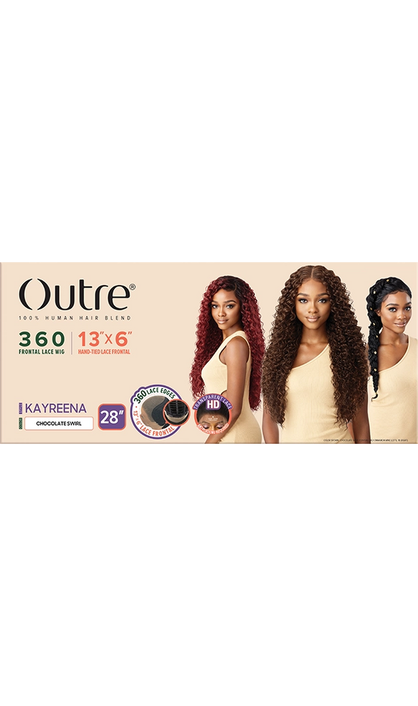 OUTRE - HUMAN BLEND 360 FRONTAL LACE WIG - KAYREENA