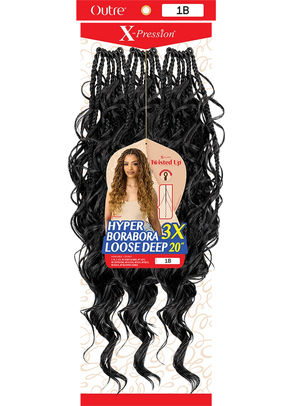 OUTRE - X-PRESSION - TWISTED UP - HYPER BORABORA LOOSE DEEP 20" 3X