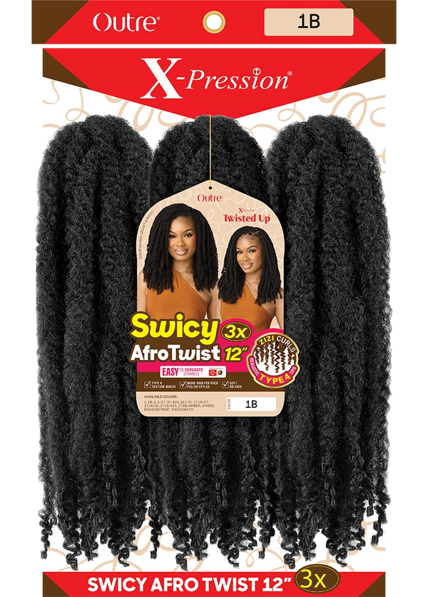 OUTRE - X-PRESSION - TWISTED UP - SWICY AFRO TWIST 12
