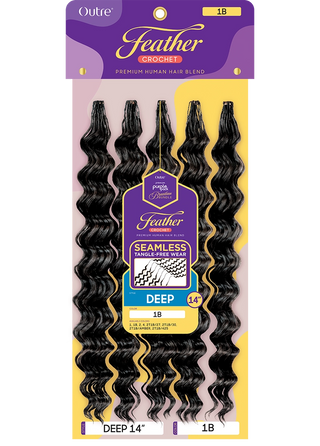 OUTRE - PURPLE PACK BRAZILIAN - FEATHER LOOSE DEEP 14"