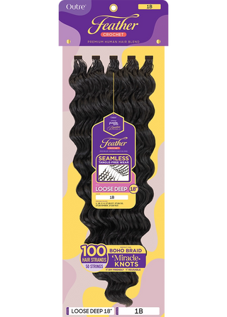 OUTRE - PURPLE PACK BRAZILIAN - FEATHER LOOSE DEEP 18"