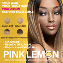 PINK LEMON - 15A 100% VIRGIN REMI HUMAN HAIR YAKI STRAIGHT